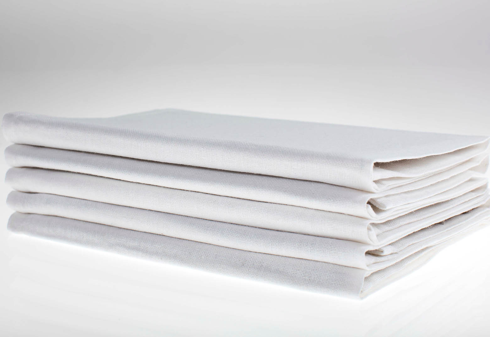 weißes Geschirrtuch in Einzelverpackung, weiß, 50x70 cm, Trockentuch, Putztuch 